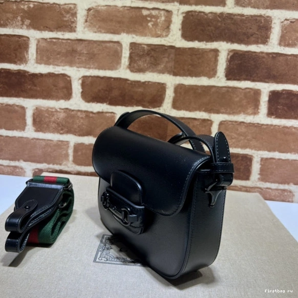 First bag ru shoulder bag Gucci small Horsebit 1955 0722